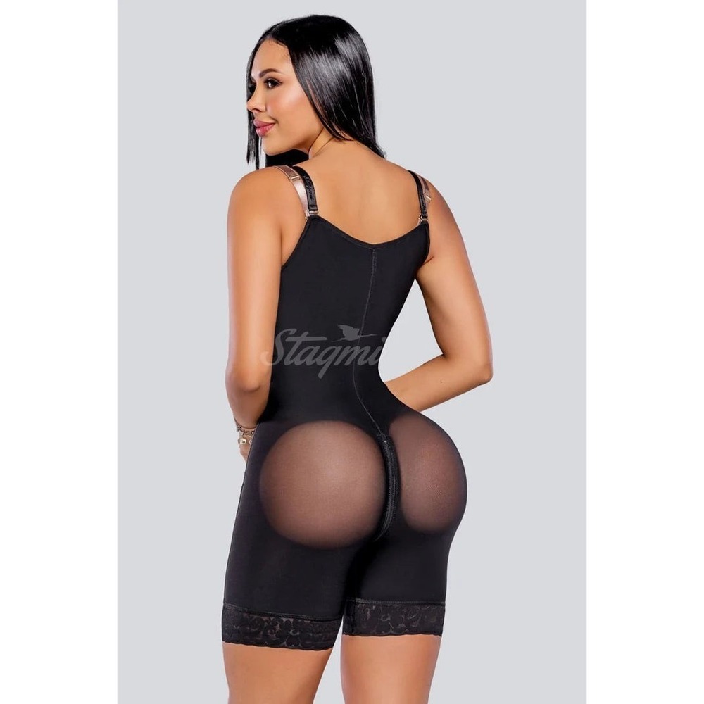 XS Stagmi Invisible Girdle Best Colombian Shaper SMI7089 Mid-Thigh & Thong Set! - Picture 8 of 16
